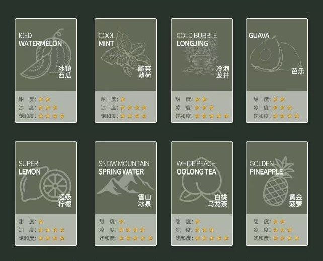 原装卡比龙Cigaronne尼古丁盐烟油30ml-多口味可选(白标签外观)