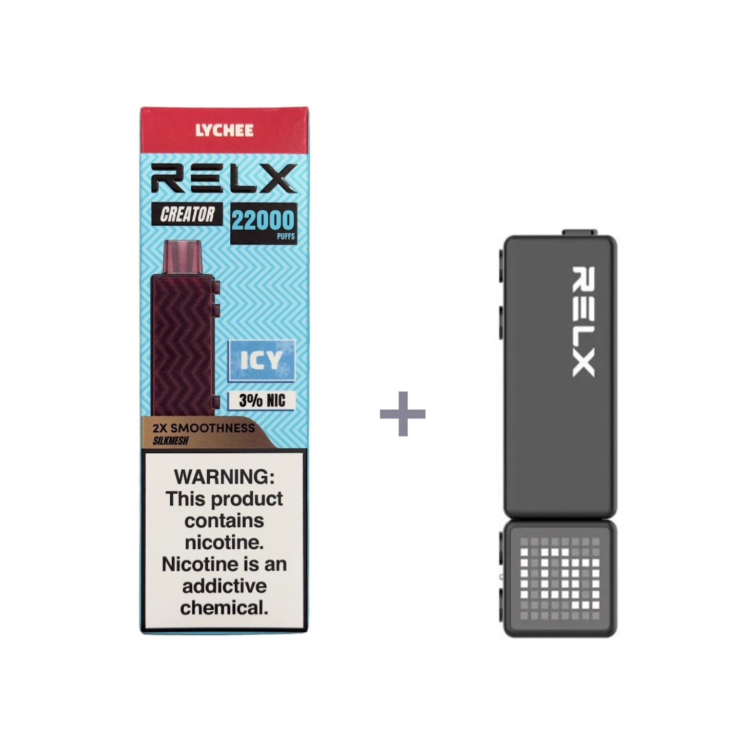 RELX Creator - Large capacity 18000 mouths - Double the richness