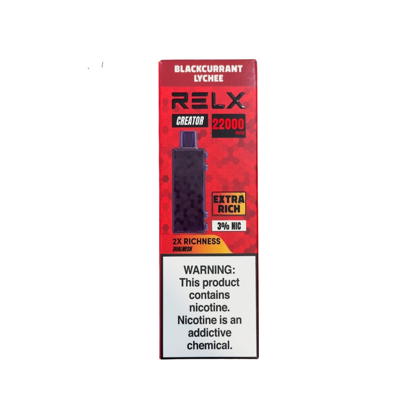 RELX Creator - Large capacity 18000 mouths - Double the richness