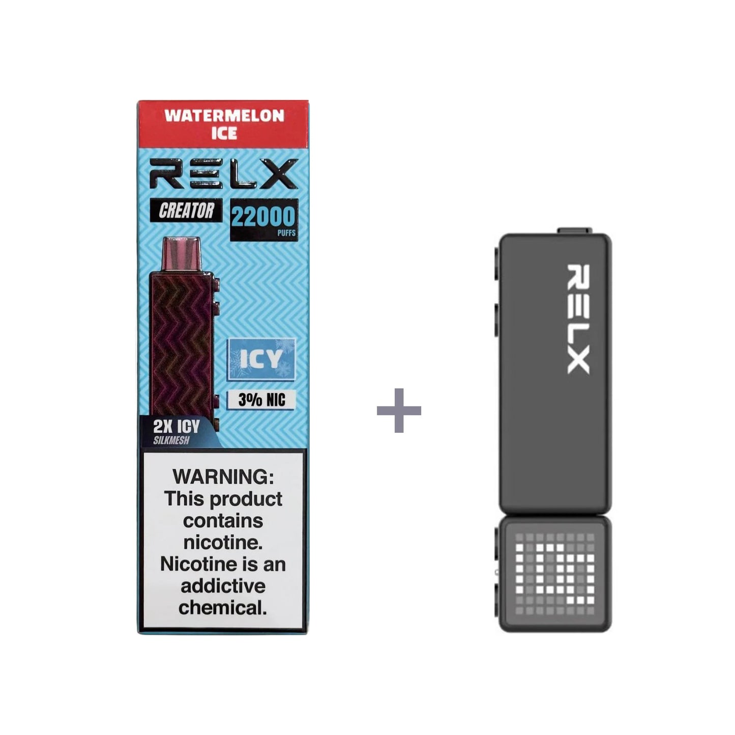 正品悦刻积木乐高套装/烟弹-多口味可选 RELX Creator Black(大容量22000口)