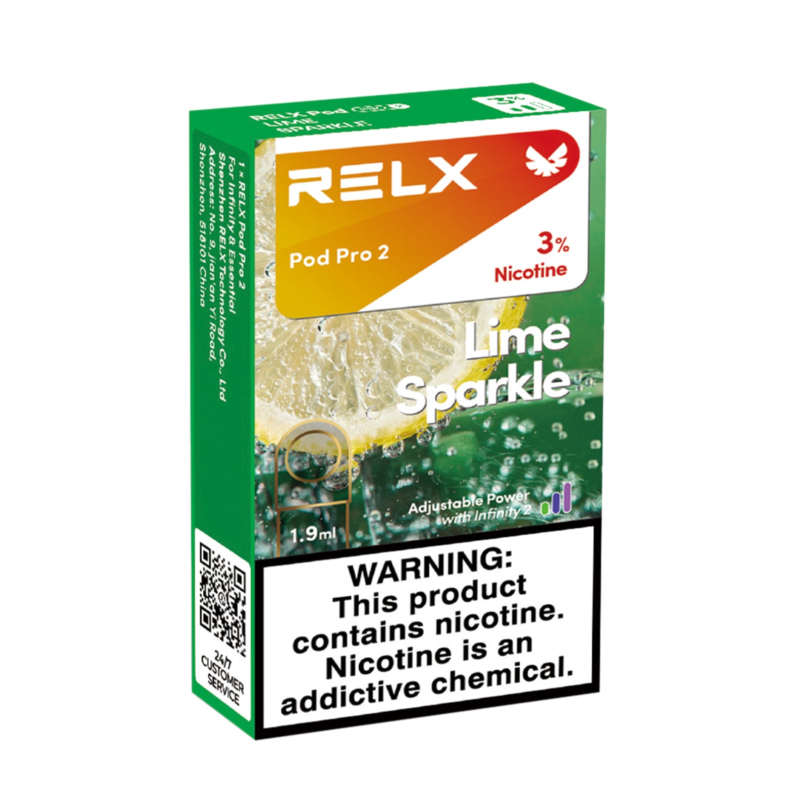 Authentic Relx overseas version - Sprite Lime Sparkle - Sixth generati Authentic Relx overseas version - Sprite Lime Sparkle - Sixth generati