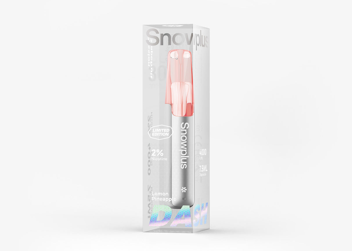 正品Snowplus Dash Limited Edition雪加鸭嘴兽限量版-银色杆身经典一次性电子烟海外版