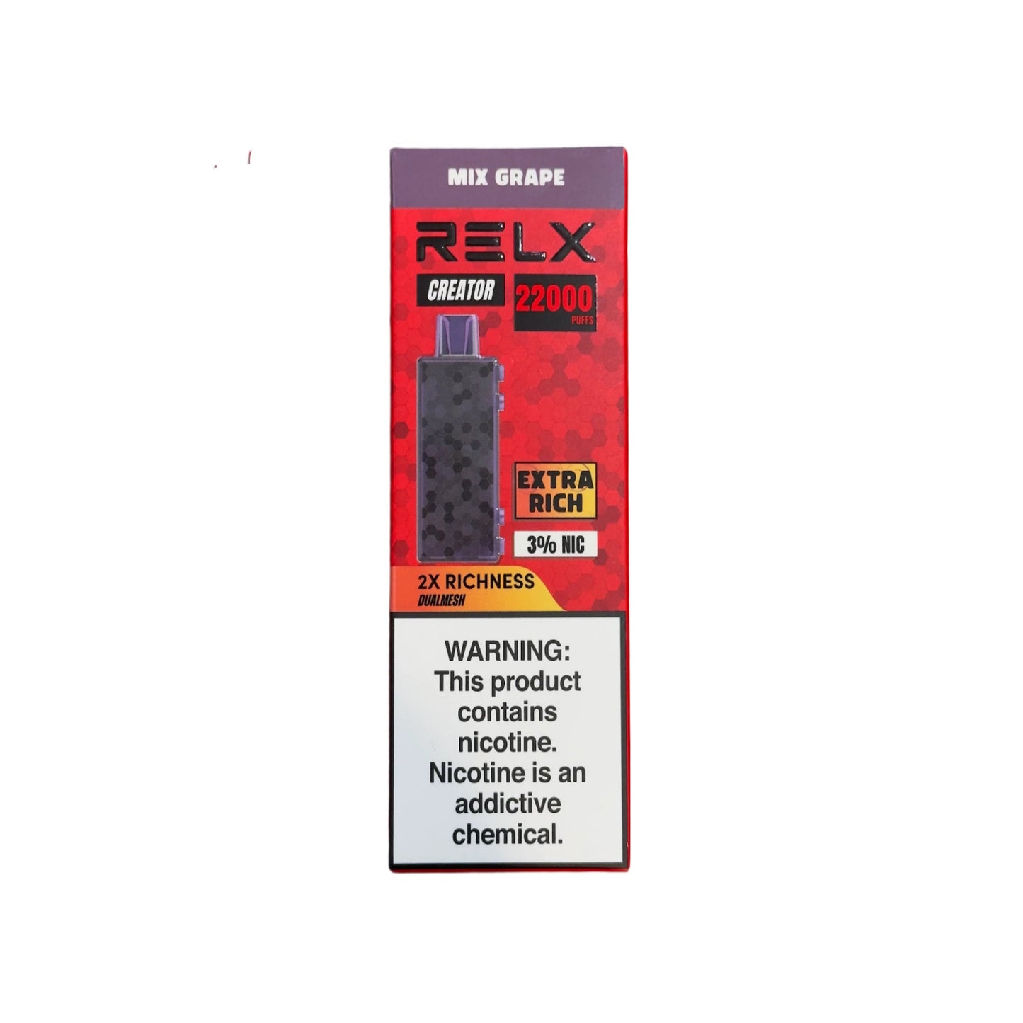 RELX Creator - Large capacity 18000 mouths - Double the richness