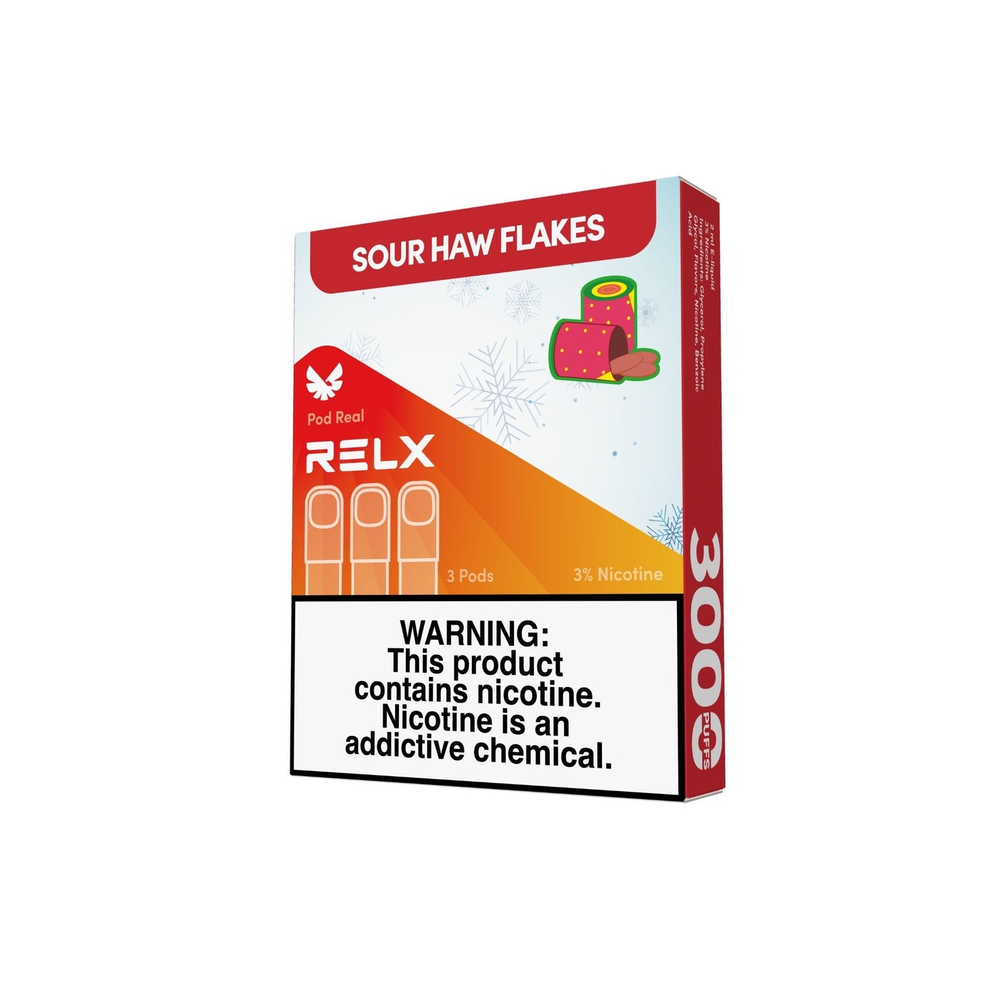 正品悦刻Relx五代外贸弹Pod Real - 三颗装 多口味可选