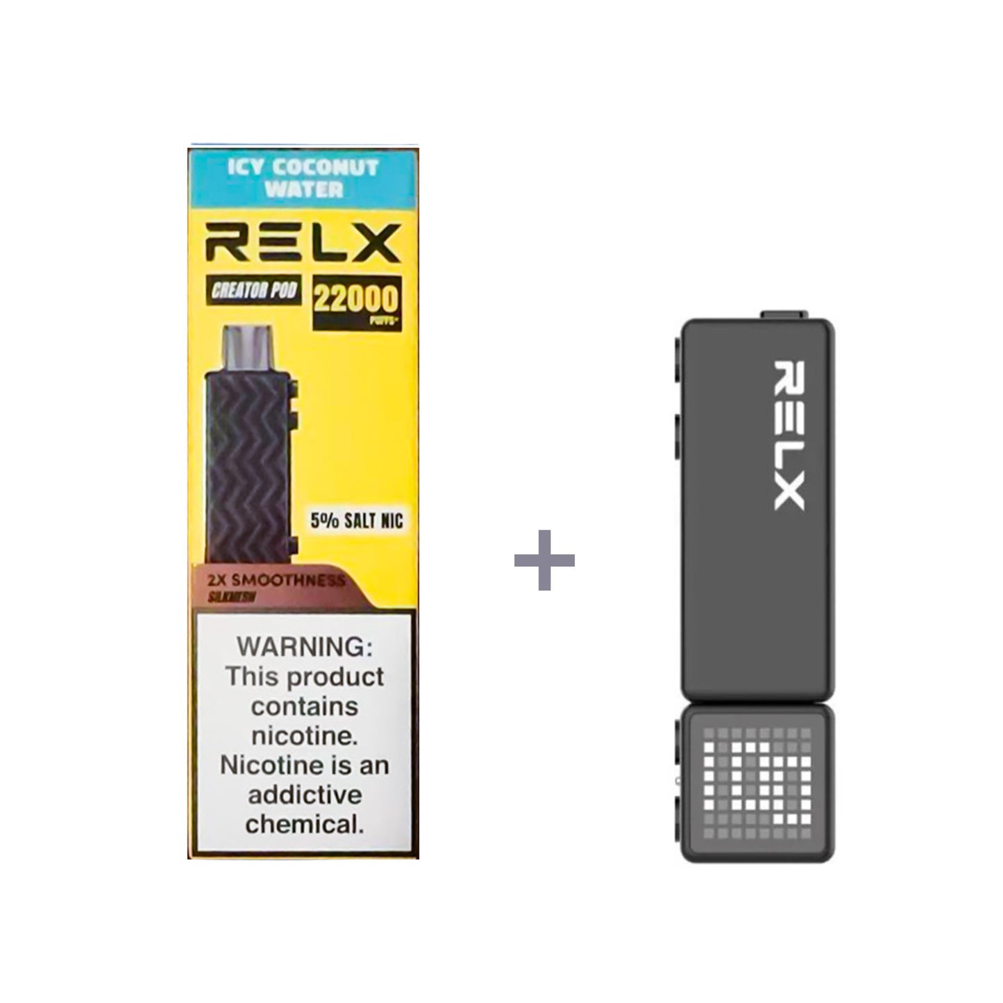 正品悦刻积木乐高套装/烟弹-多口味可选 RELX Creator Black(大容量22000口)