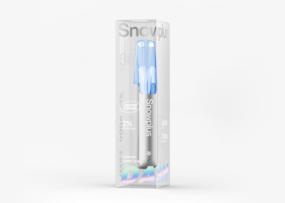 正品Snowplus Dash Limited Edition雪加鸭嘴兽限量版-银色杆身经典一次性电子烟海外版