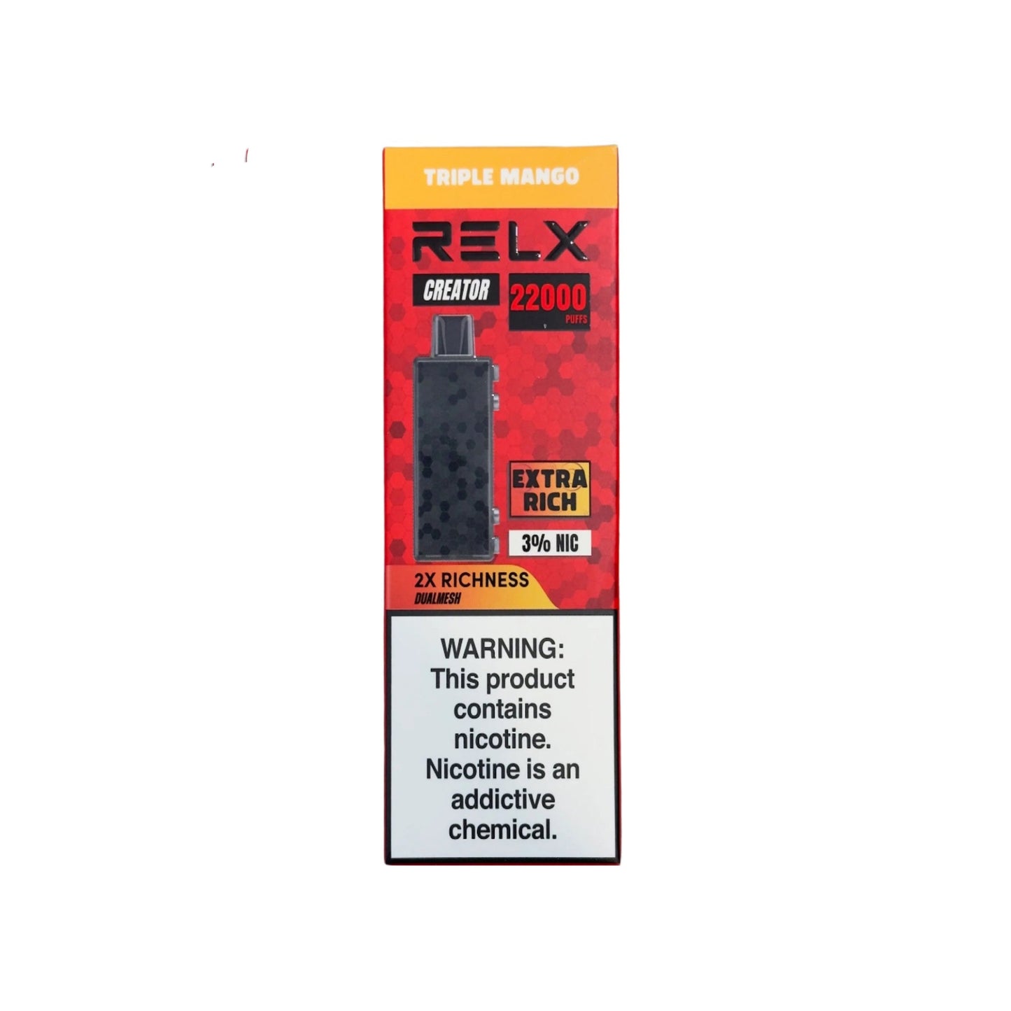 RELX Creator - Large capacity 18000 mouths - Double the richness