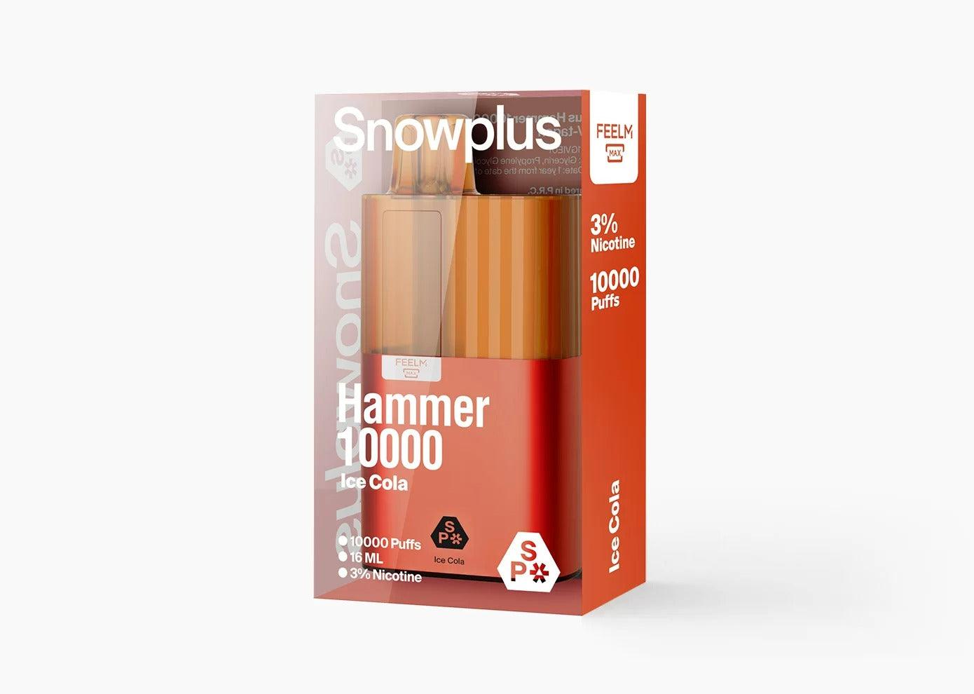 Authentic SnowPlus Hammer 10000 Puffs Disposable Electronic Cigarette (16ml)