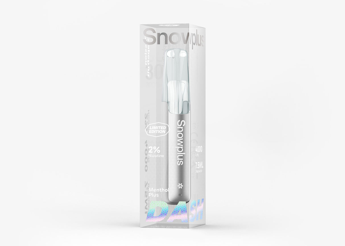 正品Snowplus Dash Limited Edition雪加鸭嘴兽限量版-银色杆身经典一次性电子烟海外版