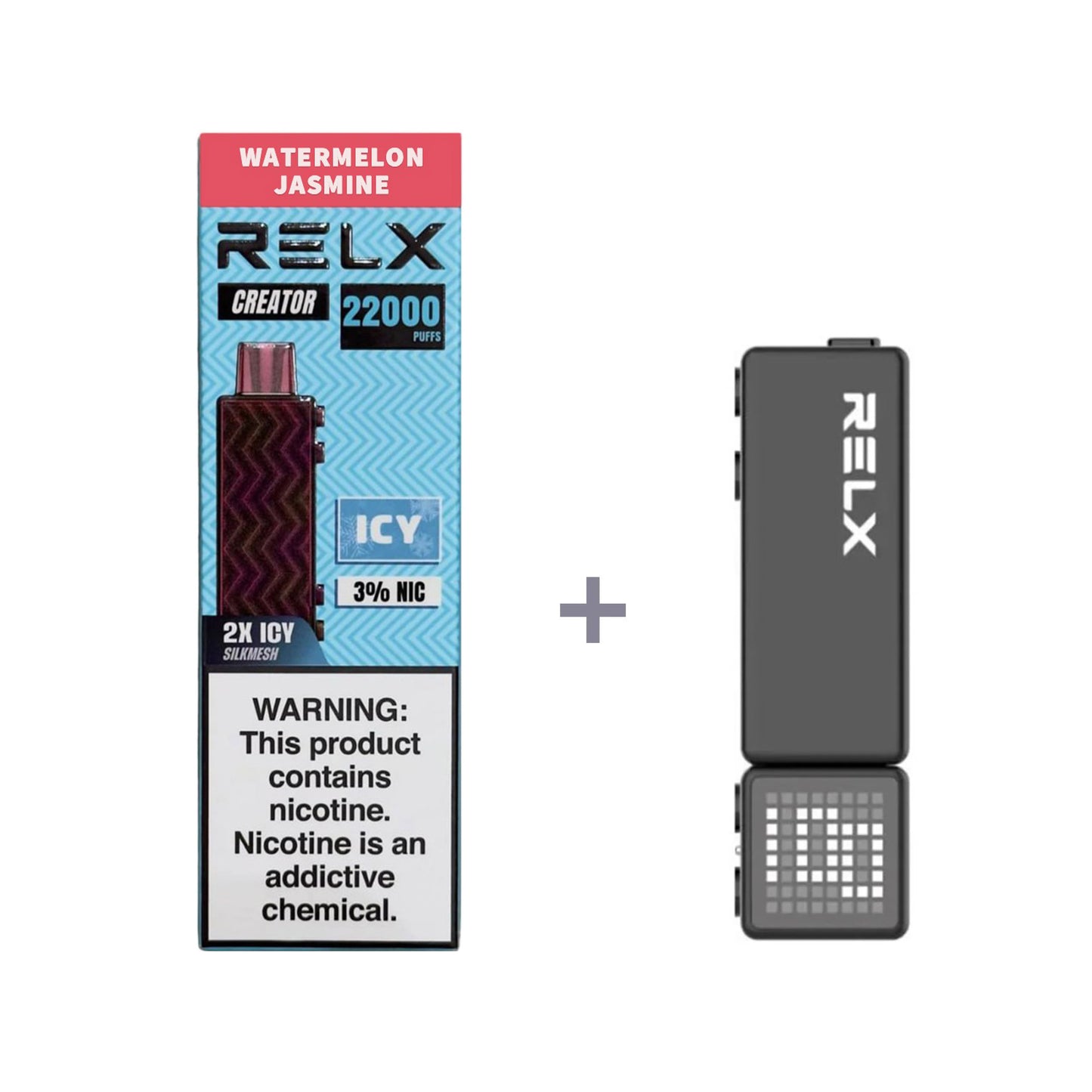正品悦刻积木乐高套装/烟弹-多口味可选 RELX Creator Black(大容量22000口)