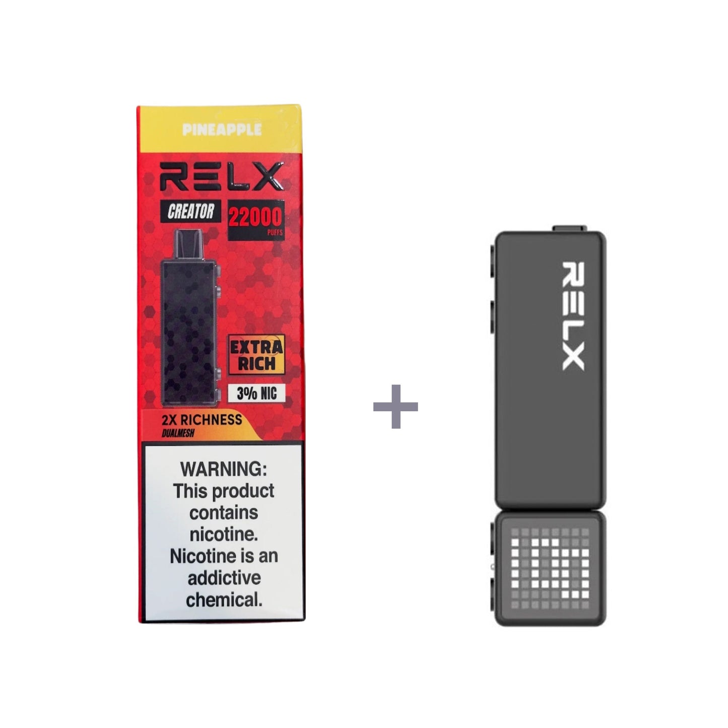RELX Creator - Large capacity 18000 mouths - Double the richness