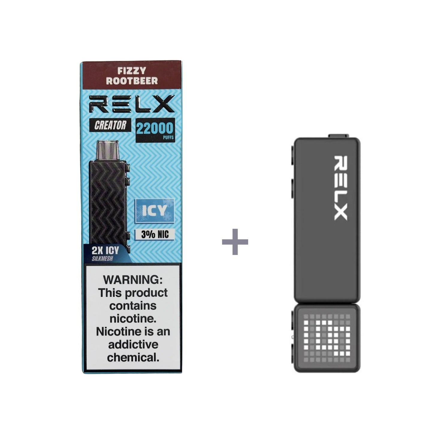 正品悦刻积木乐高套装/烟弹-多口味可选 RELX Creator Black(大容量22000口)