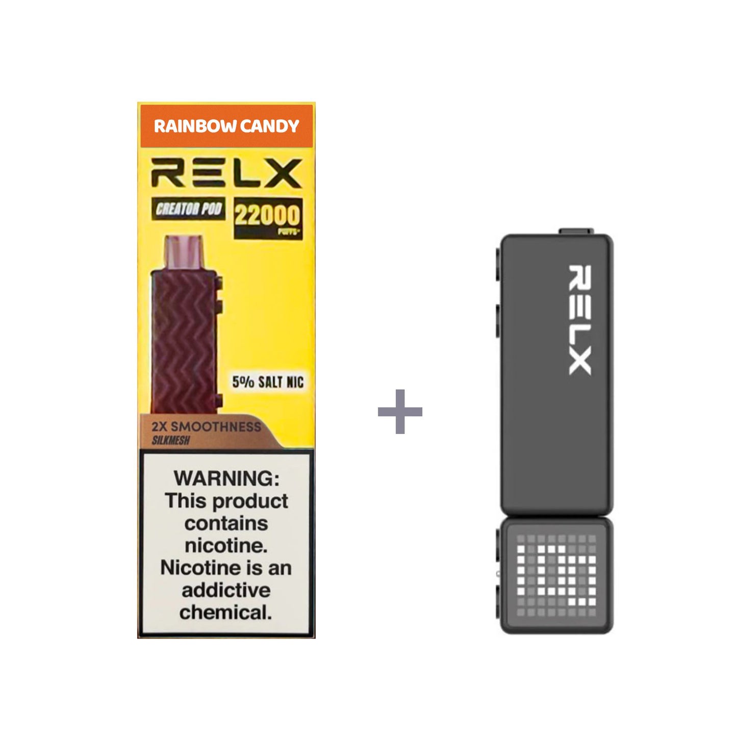 正品悦刻积木乐高套装/烟弹-多口味可选 RELX Creator Black(大容量22000口)
