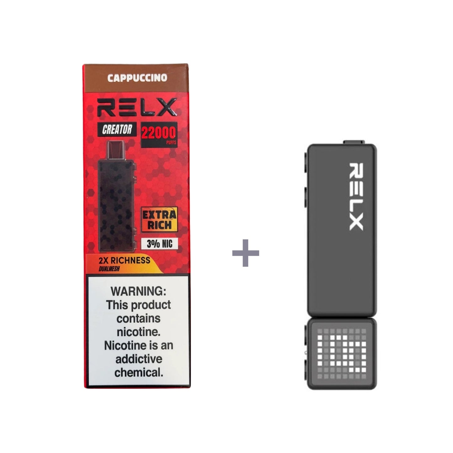 RELX Creator - Large capacity 18000 mouths - Double the richness