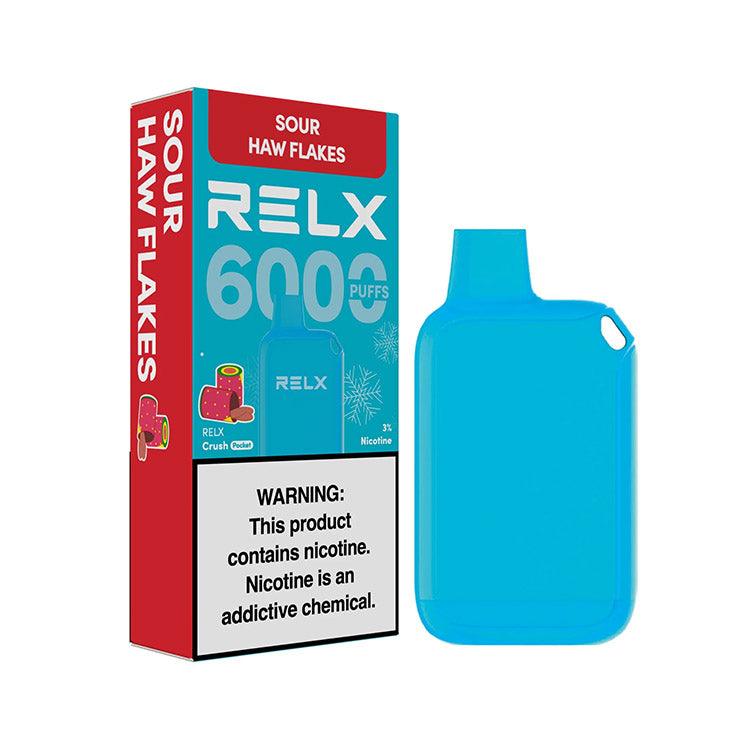 正品悦刻 RELX CRUSH POCKET 一次性电子烟-冰爽6000口 酸山楂