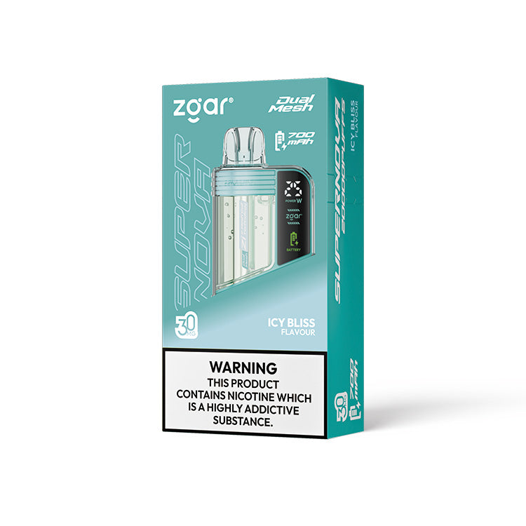 正品冰熊一次性20000口Zgar Supernova,可调火力烟阻/LED显示屏