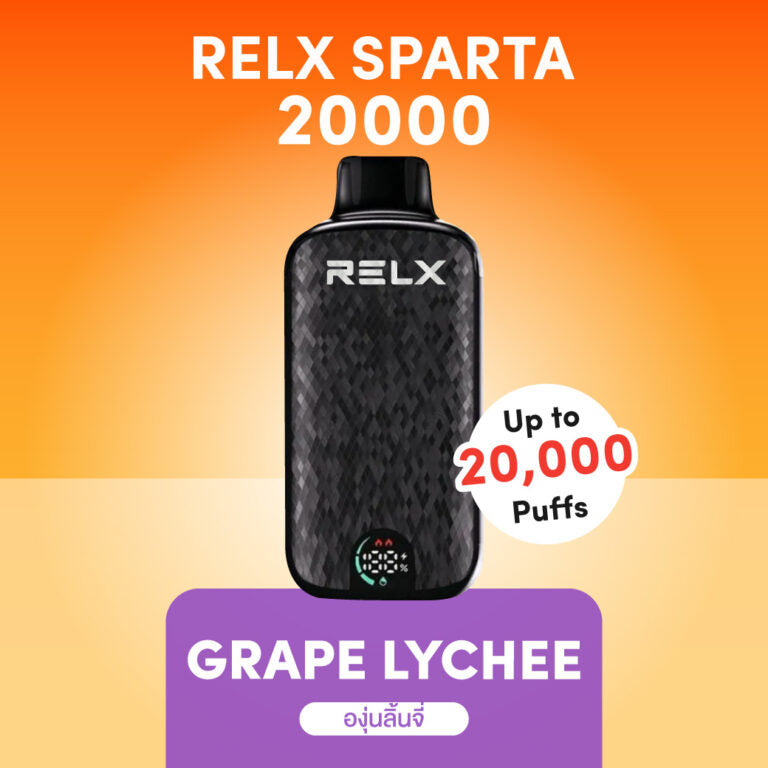 正品悦刻斯巴达 RELX Sparta大容量 20000口一次性电子烟-/智能液晶显示屏