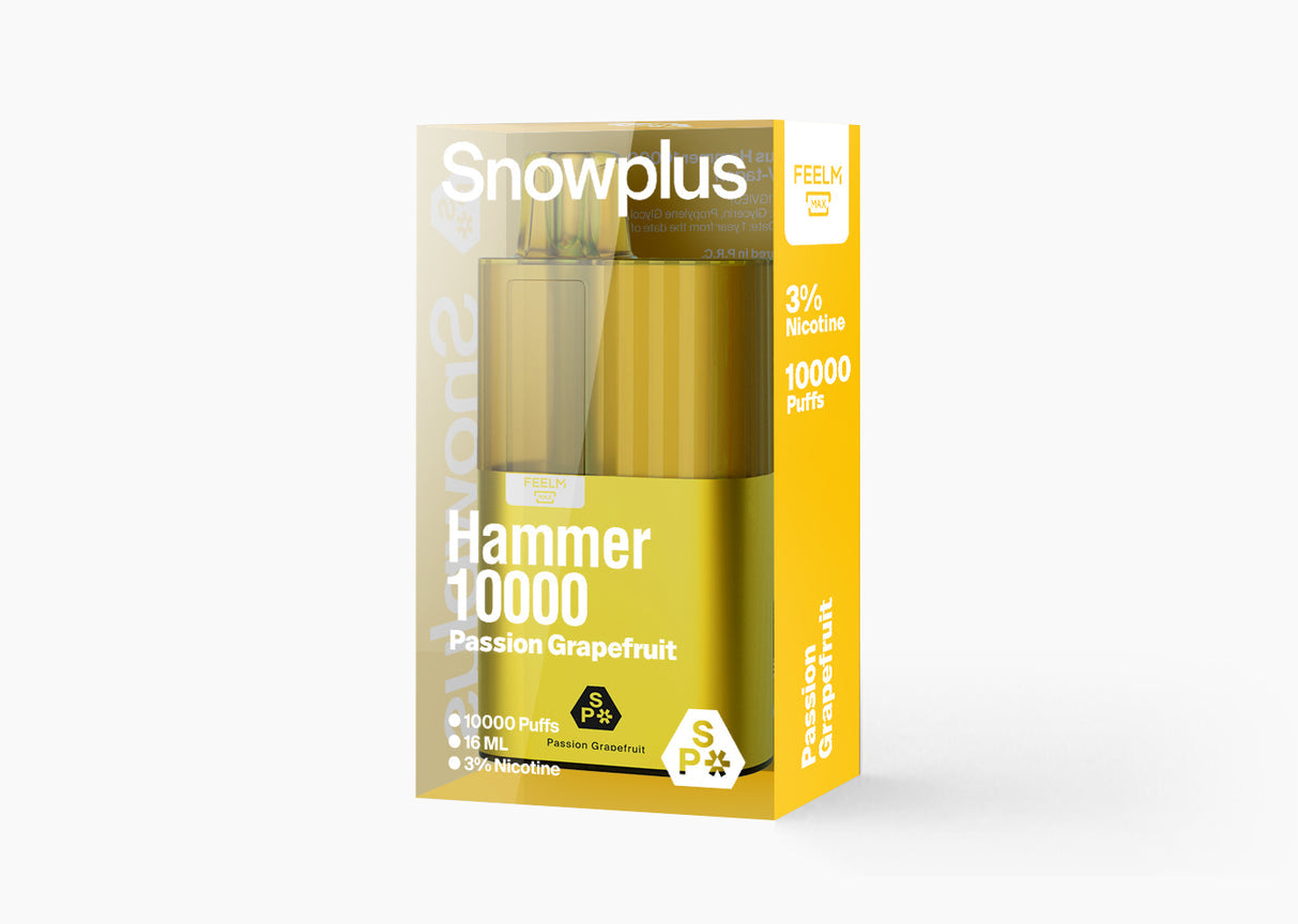 Authentic SnowPlus Hammer 10000 Puffs Disposable Electronic Cigarette (16ml)