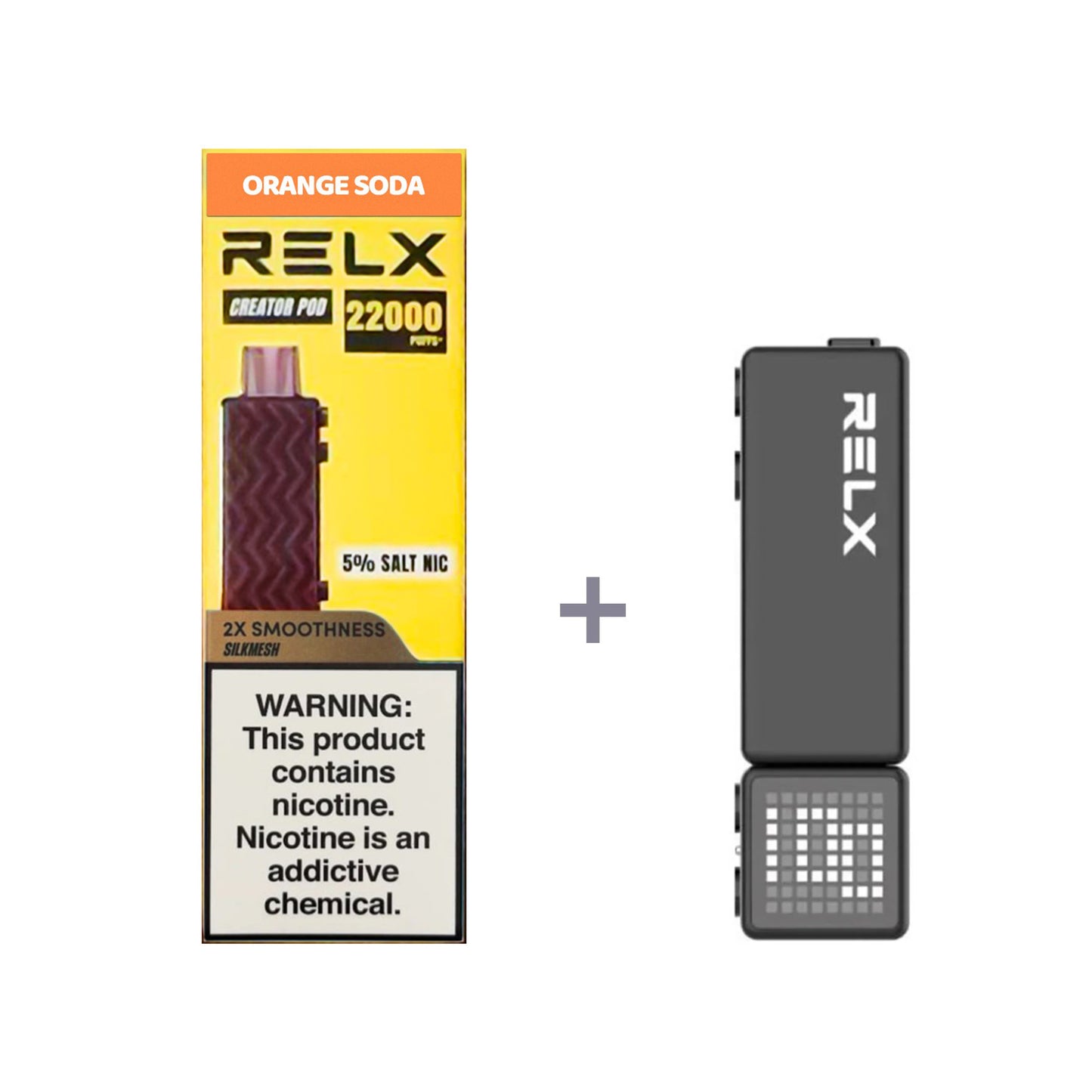 正品悦刻积木乐高套装/烟弹-多口味可选 RELX Creator Black(大容量22000口)