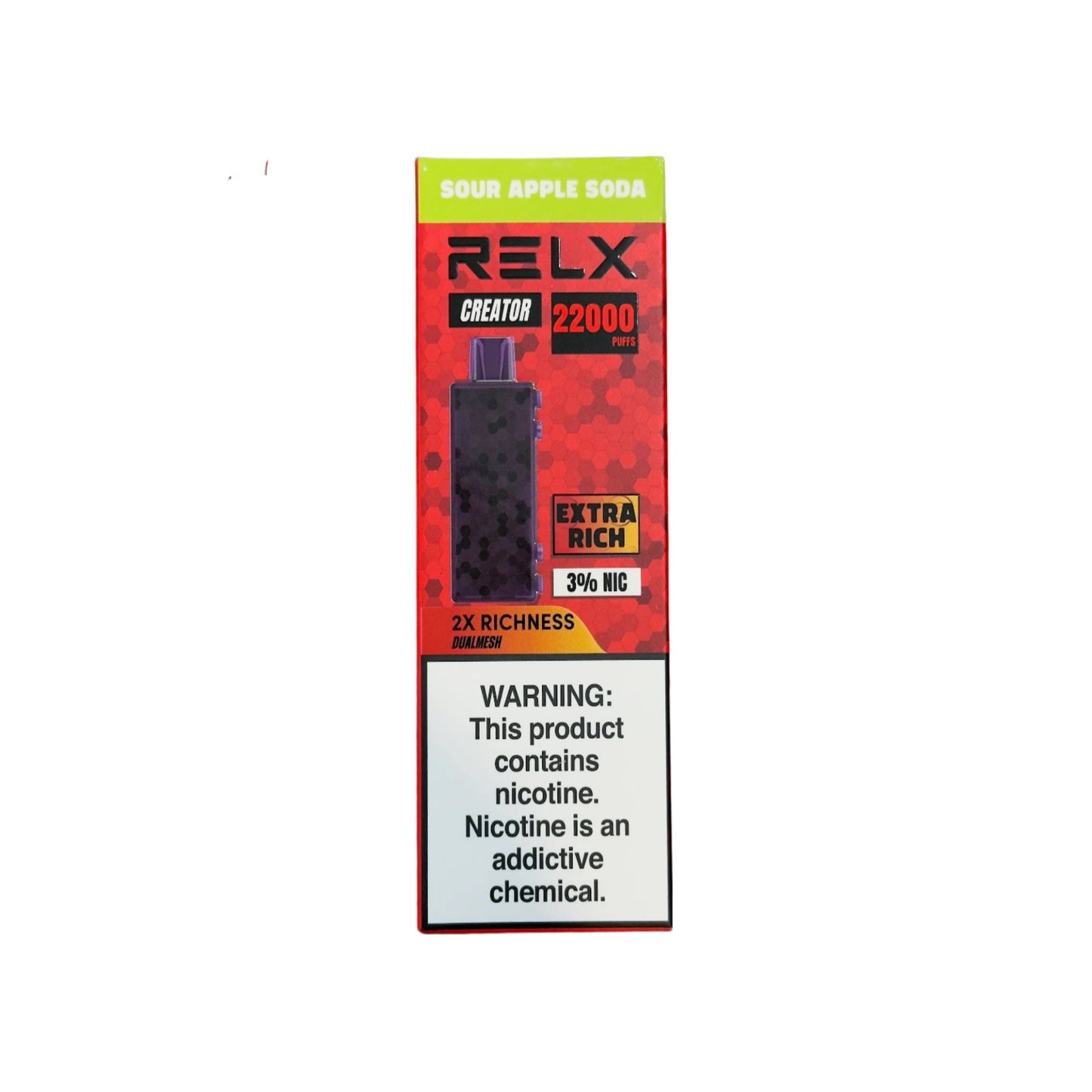 RELX Creator - Large capacity 18000 mouths - Double the richness