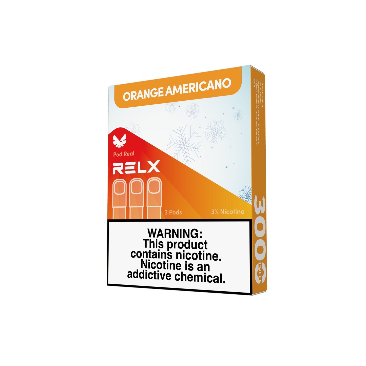 正品悦刻Relx五代外贸弹Pod Real - 三颗装 多口味可选