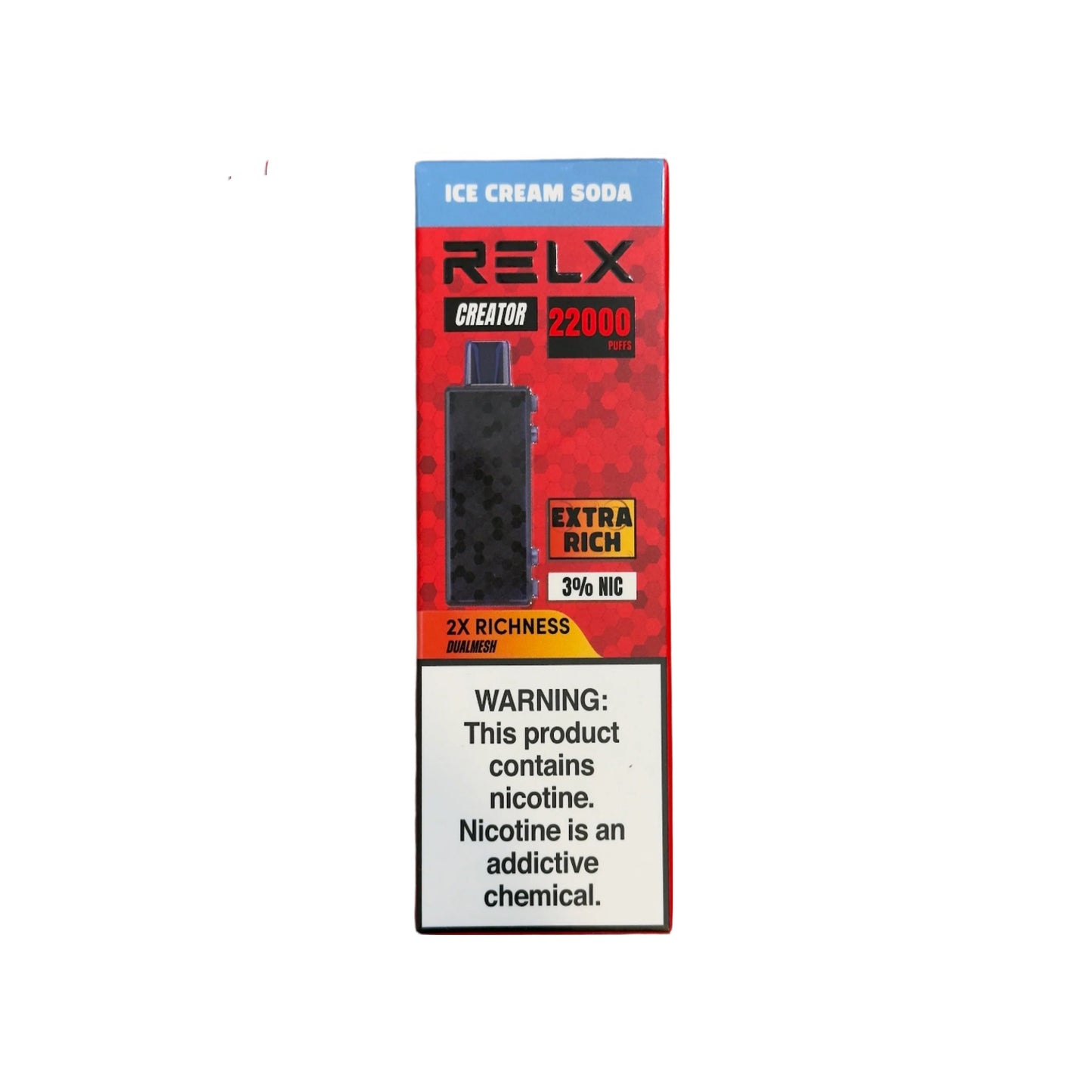 RELX Creator - Large capacity 18000 mouths - Double the richness