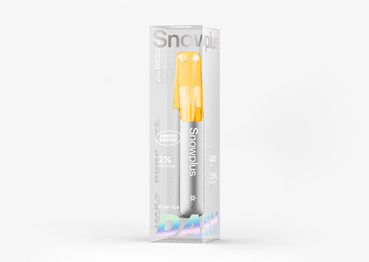 正品Snowplus Dash Limited Edition雪加鸭嘴兽限量版-银色杆身经典一次性电子烟海外版