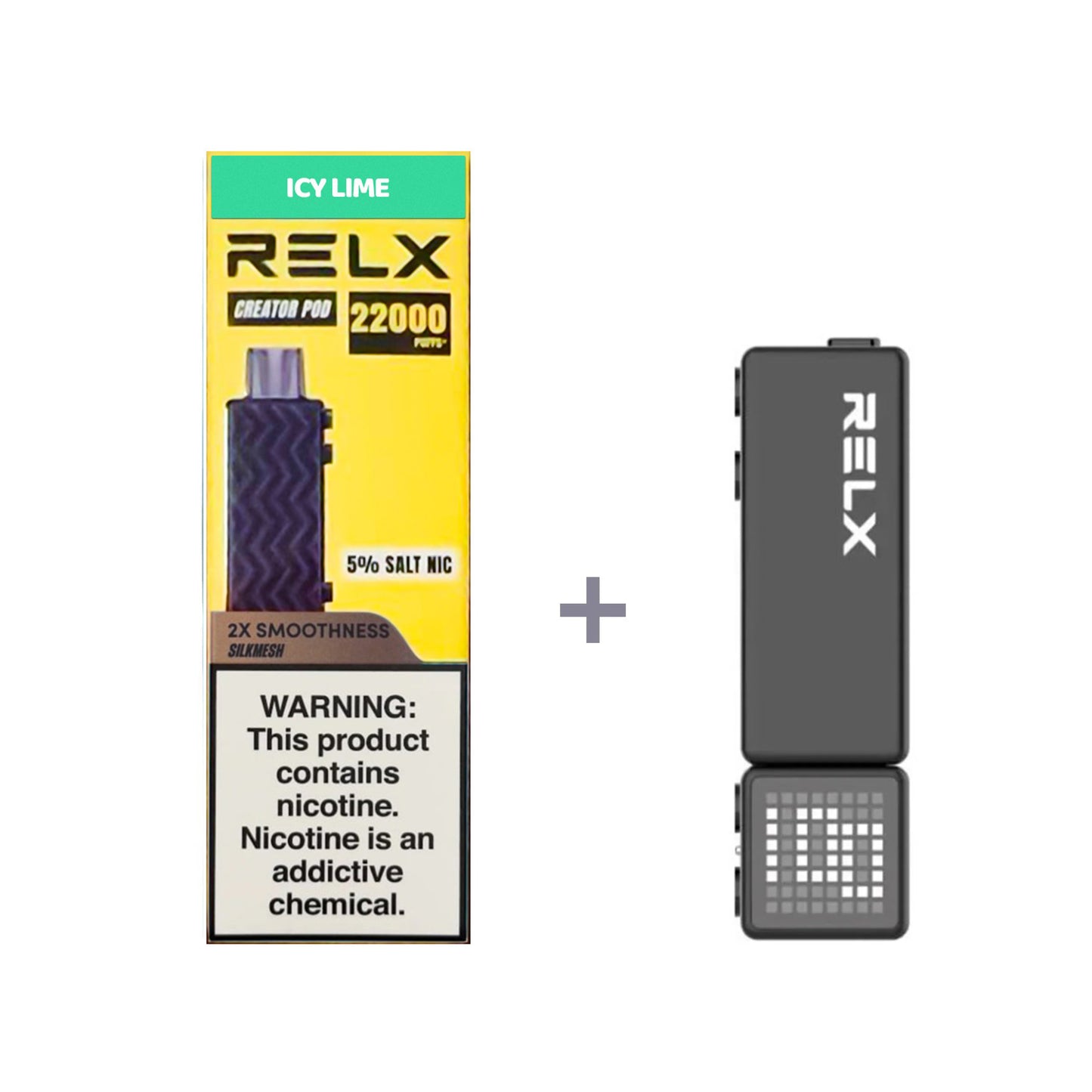 正品悦刻积木乐高套装/烟弹-多口味可选 RELX Creator Black(大容量22000口)