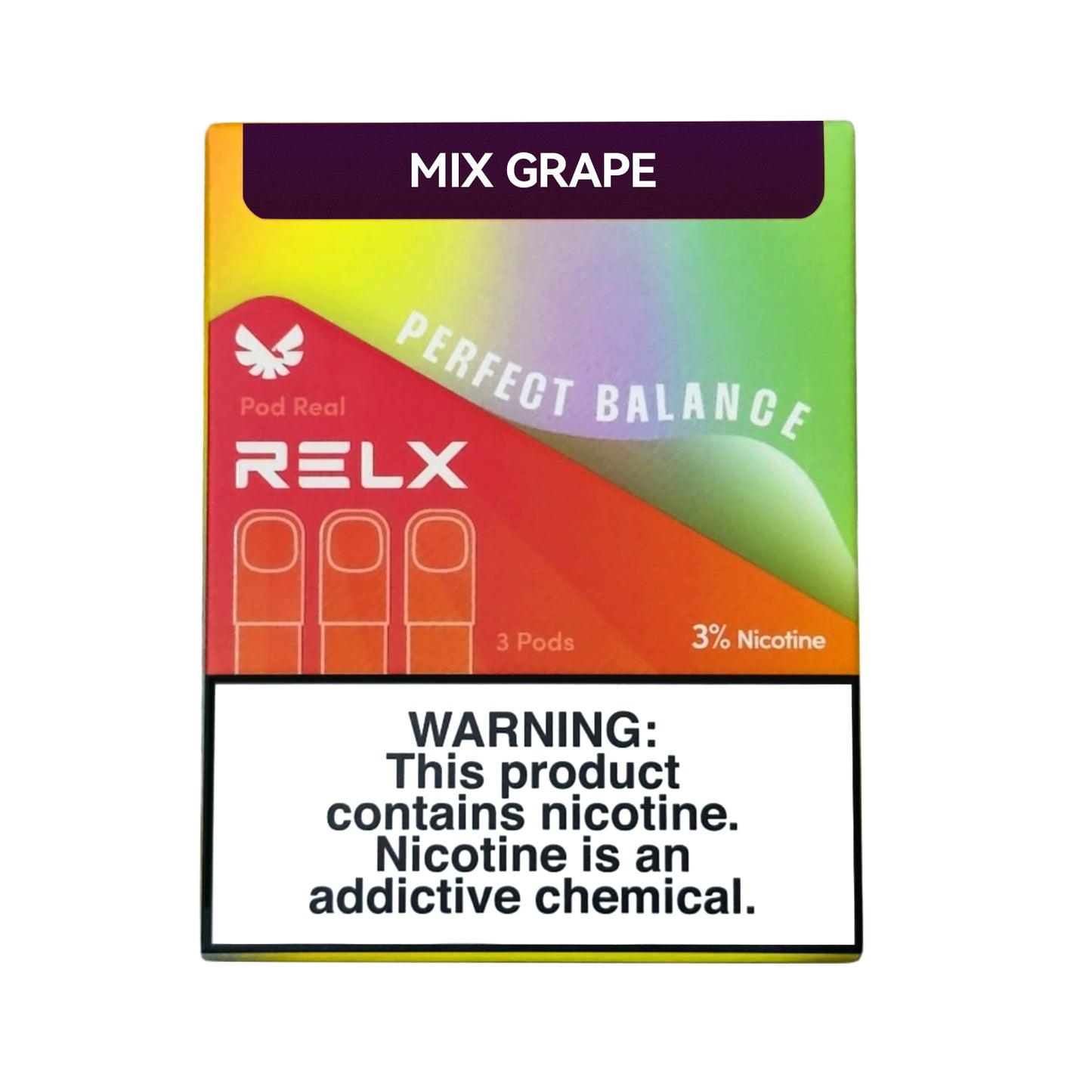 正品悦刻Relx五代外贸弹Pod Real - 三颗装 多口味可选