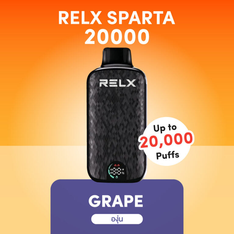 正品悦刻斯巴达 RELX Sparta大容量 20000口一次性电子烟-/智能液晶显示屏