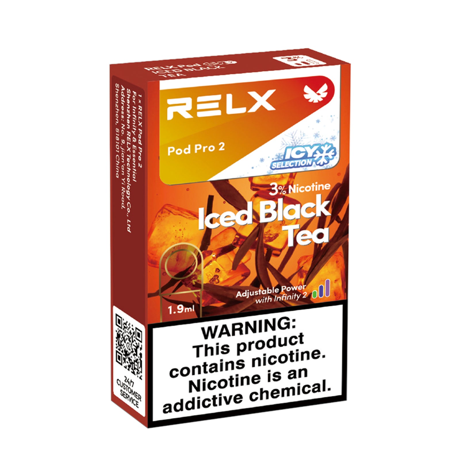 Authentic Relx overseas version - Iced Black Tea - Sixth generation ce Authentic Relx overseas version - Iced Black Tea - Sixth generation ce