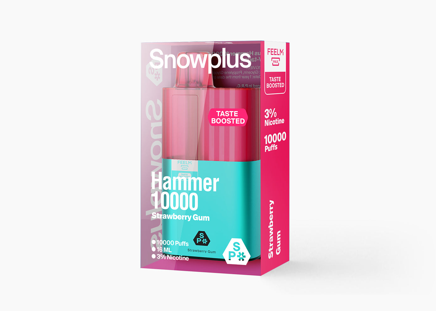 Authentic SnowPlus Hammer 10000 Puffs Disposable Electronic Cigarette (16ml)