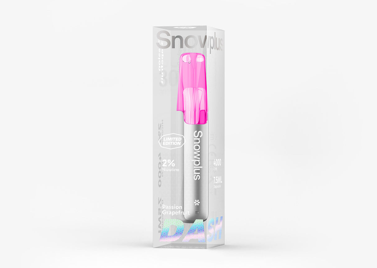 正品Snowplus Dash Limited Edition雪加鸭嘴兽限量版-银色杆身经典一次性电子烟海外版