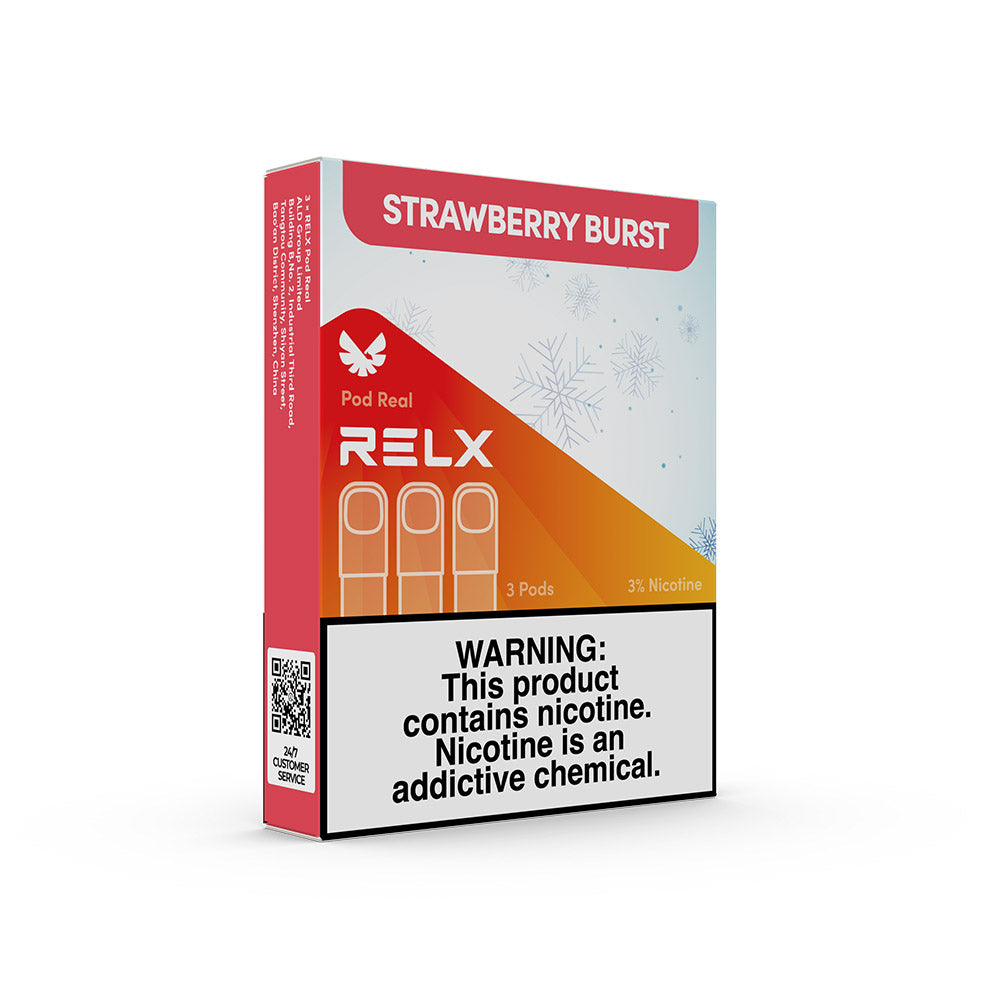 正品悦刻Relx五代外贸弹Pod Real - 三颗装 多口味可选