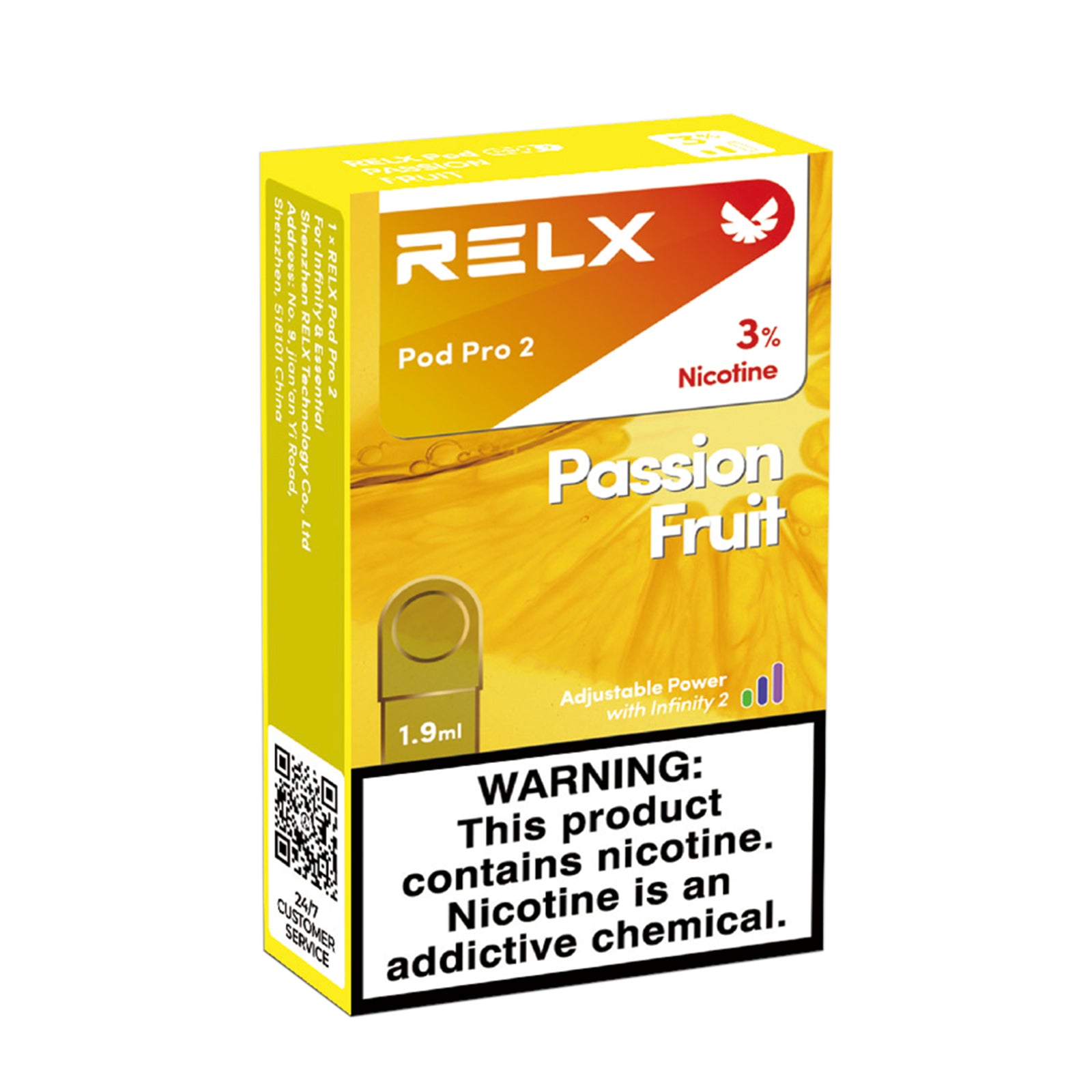 Authentic Relx overseas version - Passion Fruit - Sixth generation cer Authentic Relx overseas version - Passion Fruit - Sixth generation cer