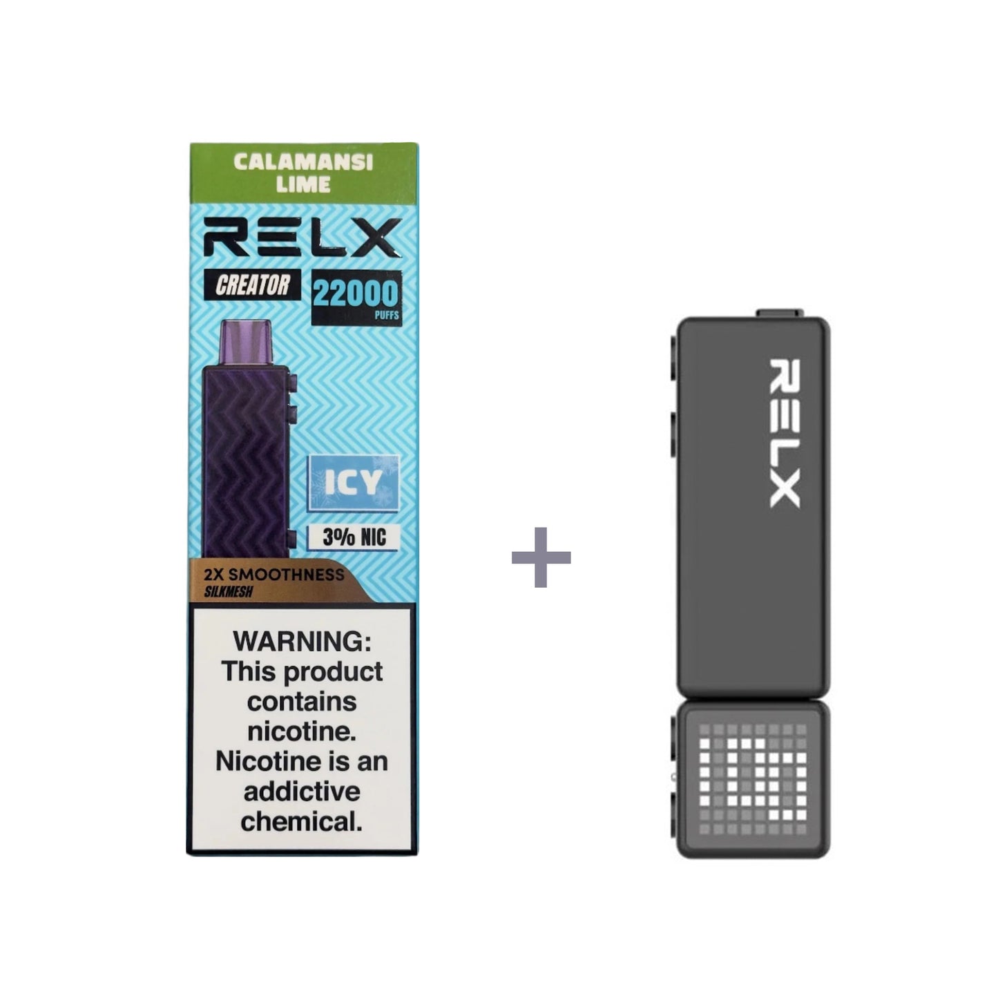 RELX Creator - Large capacity 18000 mouths - Double the richness