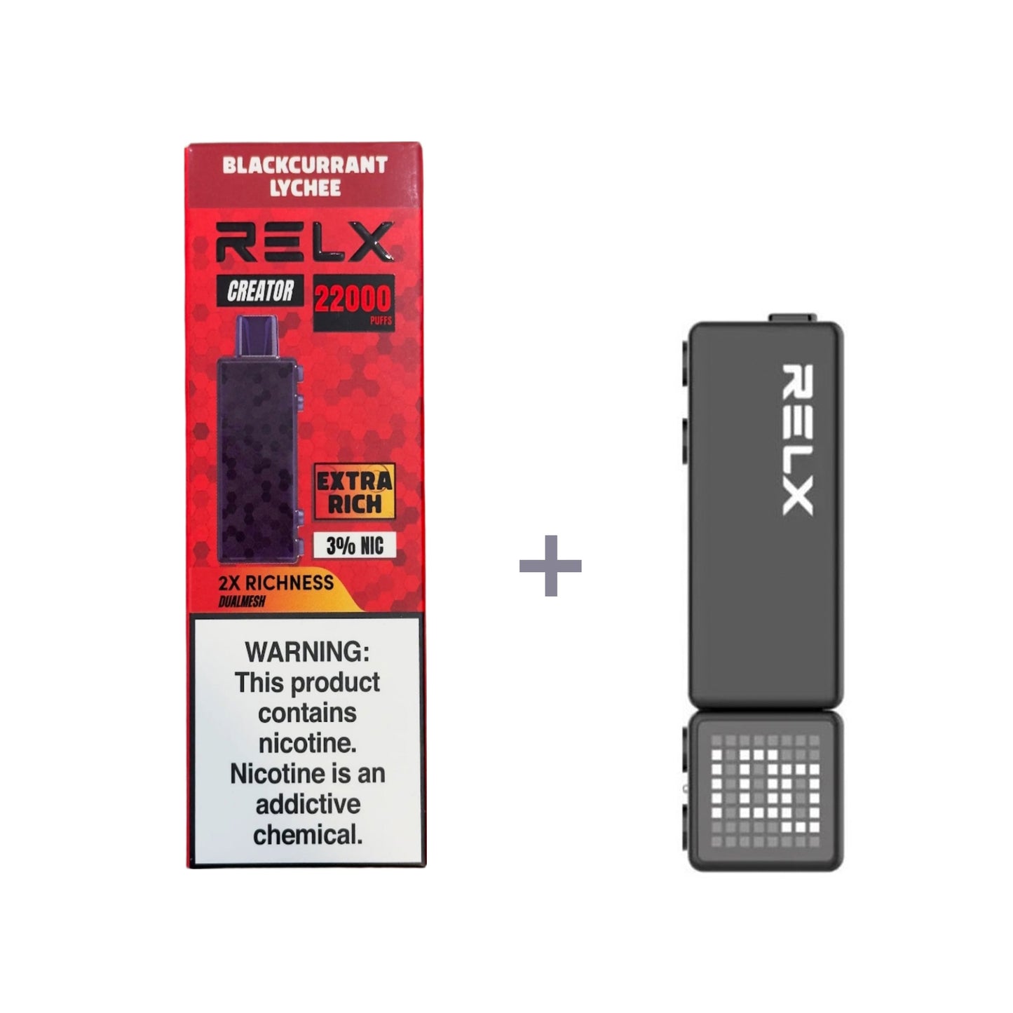 RELX Creator - Large capacity 18000 mouths - Double the richness