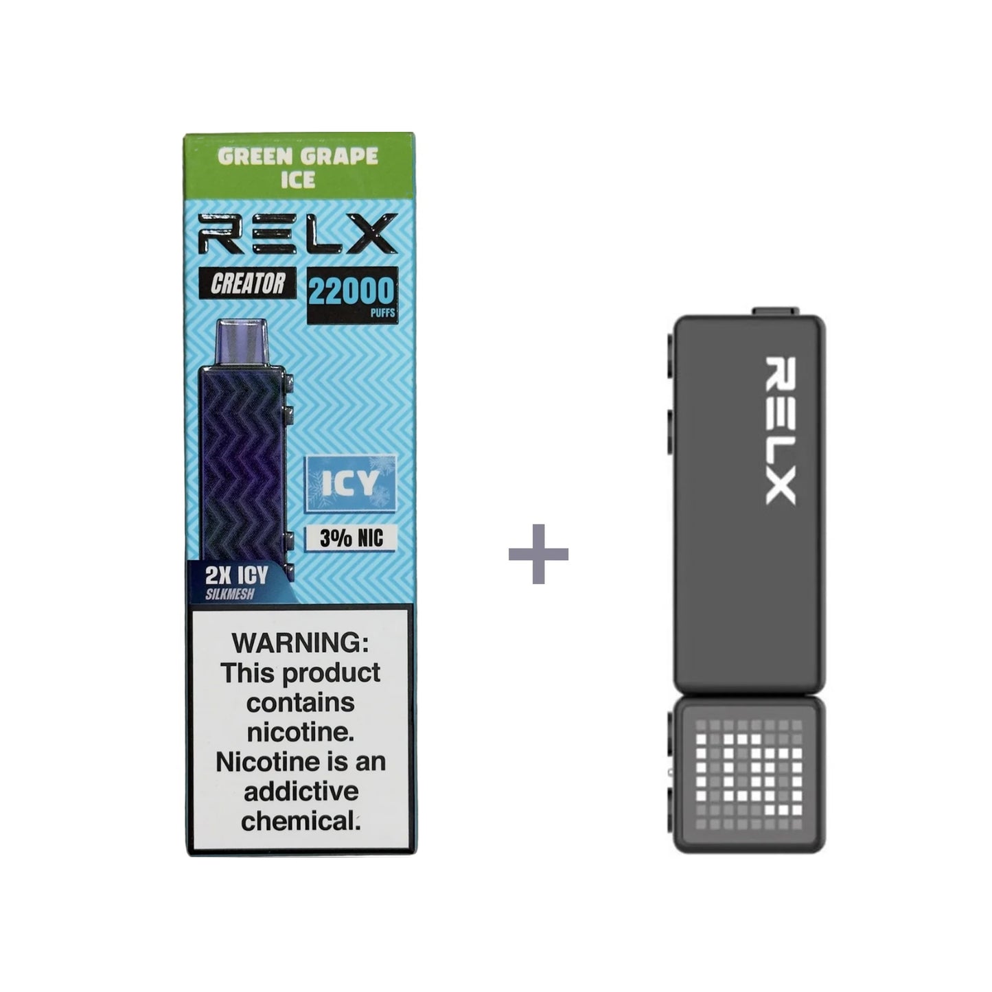 正品悦刻积木乐高套装/烟弹-多口味可选 RELX Creator Black(大容量22000口)