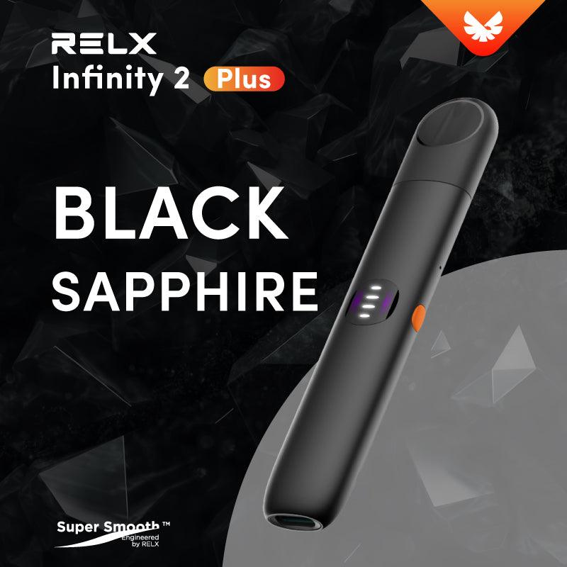 悦刻Relx原装正品七代杆(RELX Infinity2 plus) 海外版(四五六代烟弹通用)黑色
