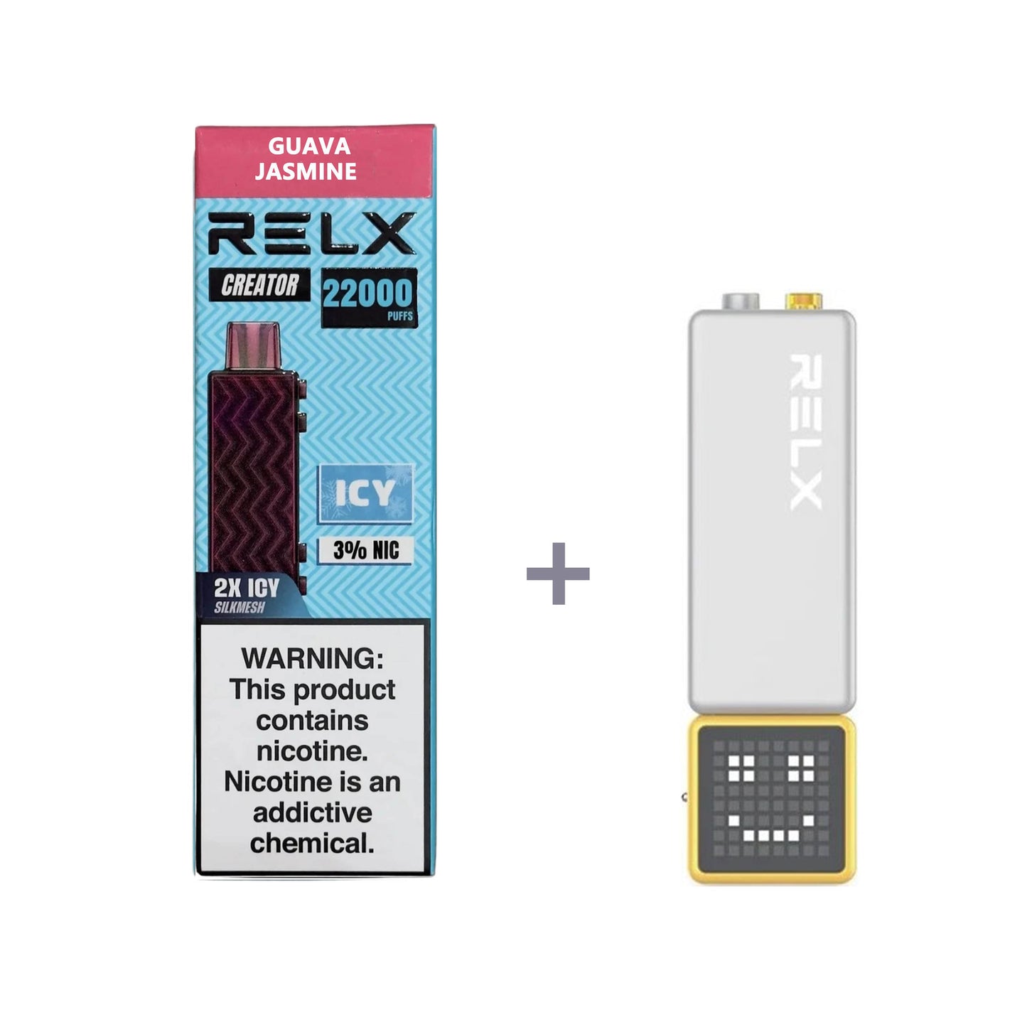 RELX Creator - Large capacity 18000 mouths - Double the richness