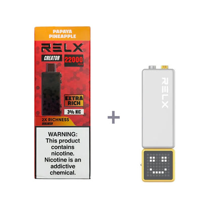 RELX Creator - Large capacity 18000 mouths - Double the richness