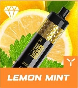 正品柚子水烟YOOZ SHISHA 14000口 DTL水晶炫彩钻石切割工艺大烟雾肺吸模式油量电量显示一次性电子烟-多口味可选