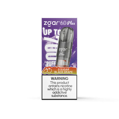 【全新口味到货】正品冰熊Zgar 6.0 PLUS 烟弹超大容量3.5ML(悦刻4/5/6/7代杆通用) 口味任选，三颗起售 【新】零糖黑葡萄