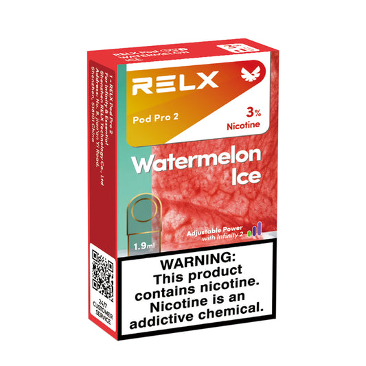 正品悦刻Relx海外版-西瓜Watermelon Ice-六代陶瓷芯三颗起售