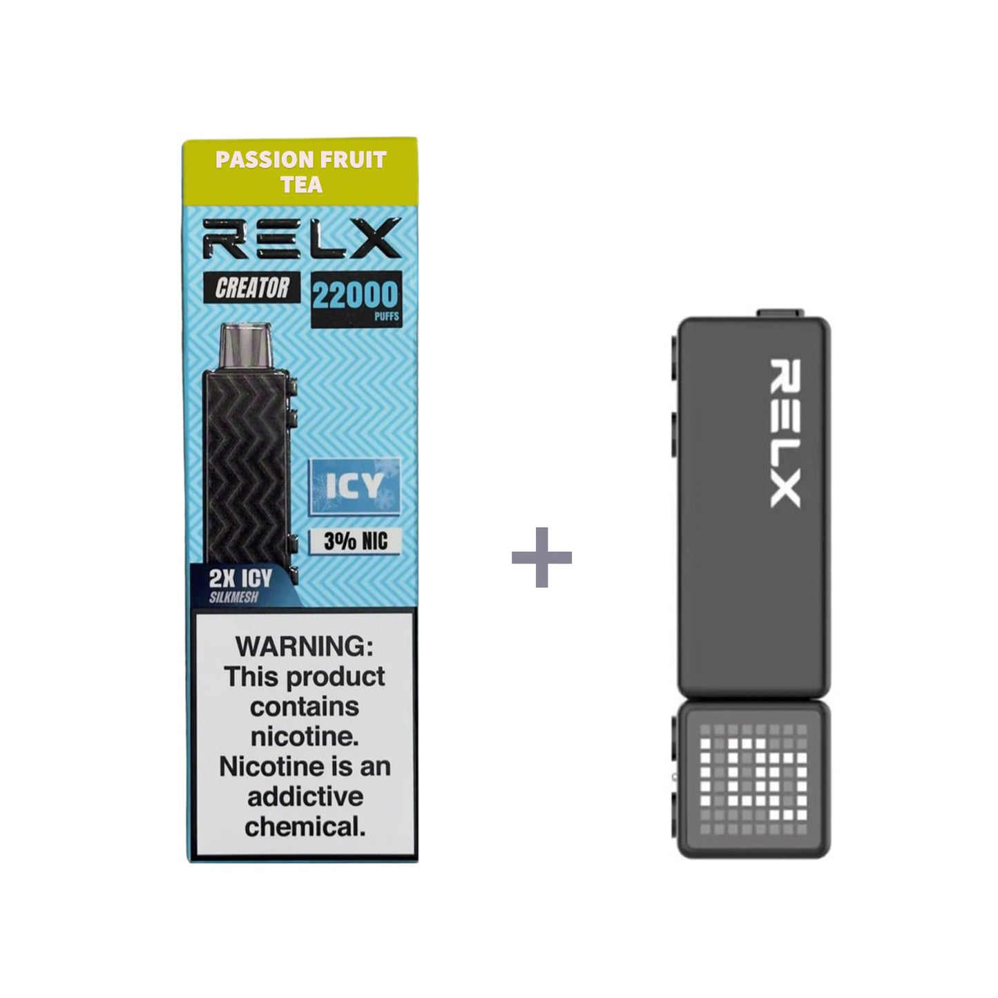 RELX Creator - Large capacity 18000 mouths - Double the richness