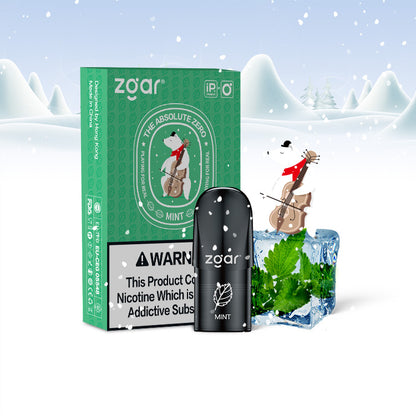 正品冰熊Zgar AZ Pod 6.0 烟弹2.0ML口味任选，三颗起售 (悦刻4/5/6/7代杆通用)