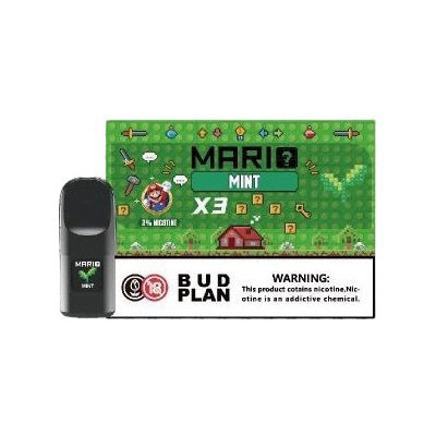 正品马里奥六代Mario 6TH通配烟弹三颗装-RELX六代通配平替-适配悦刻4/5/6/7代烟杆