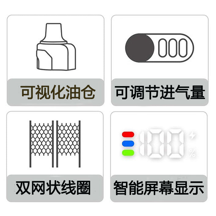 正品SEVENZ TANK/ 7Z 坦克18000口三档功率调节可视化油仓电量智能呼吸灯显示冰爽一次性电子烟-多口味可选