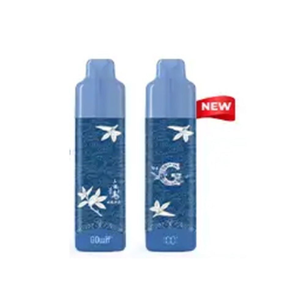 正品高维GOwif Chill极凉系列18000口双陶瓷芯涡轮大功率透明油仓电量油量显示长续航一次性电子烟-多口味可选