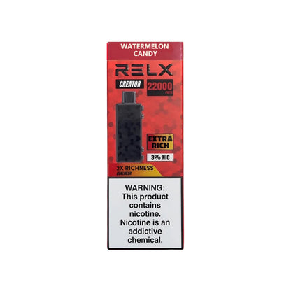 正品悦刻积木乐高RELX Creator 22000口烟弹/套装-多口味可选 (一代/二代杆弹通用） 仅烟弹 西瓜软糖